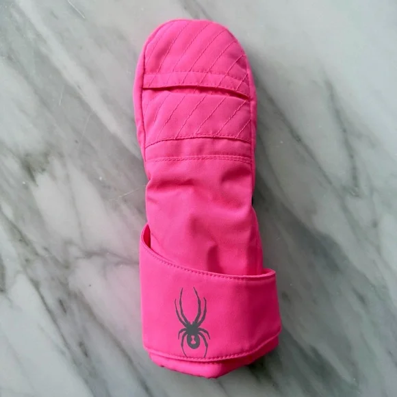 Spyder•Girls Cubby Ski Mittens•LIKE NEW•Hot Pink• - Picture 4 of 12